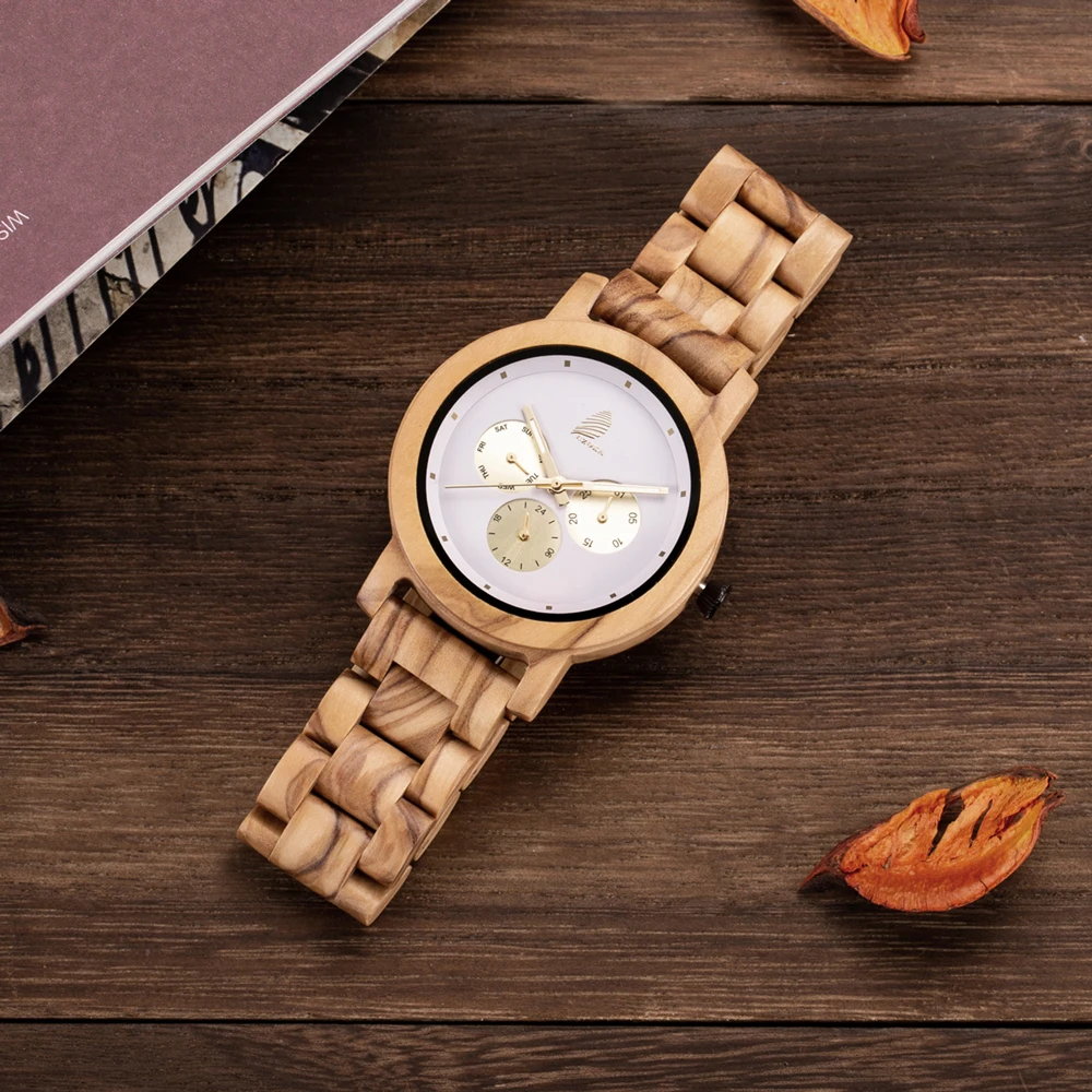 CZOKA degli uomini/Donne Orologio In Legno Orologi Da Polso 100% di Legno  Naturale Movimento Al Quarzo Orologio Militare Orologi Al Quarzo Data/  esposizione di settimana|Quartz Watches| - AliExpress