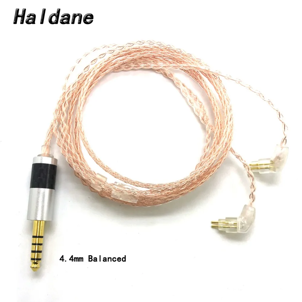 Haldane 1,2 m 8 core Litz плетеный кабель для наушников для Westone ES2 UM Ultimate Ears UE18 UE11 UE10 UE5