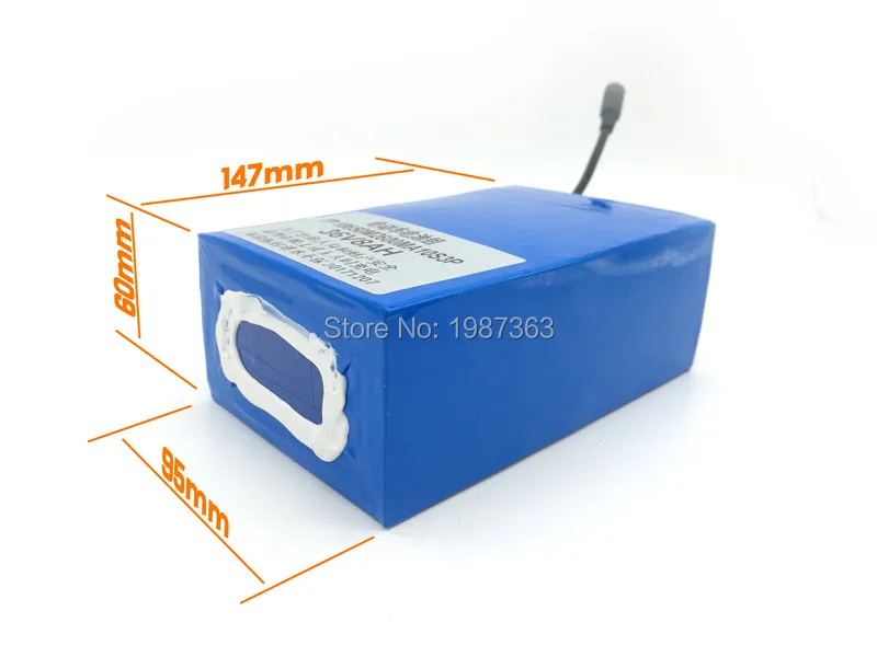 Аккумулятор 10S3P 8000mAh для электрического скейтборда/фрикционный привод