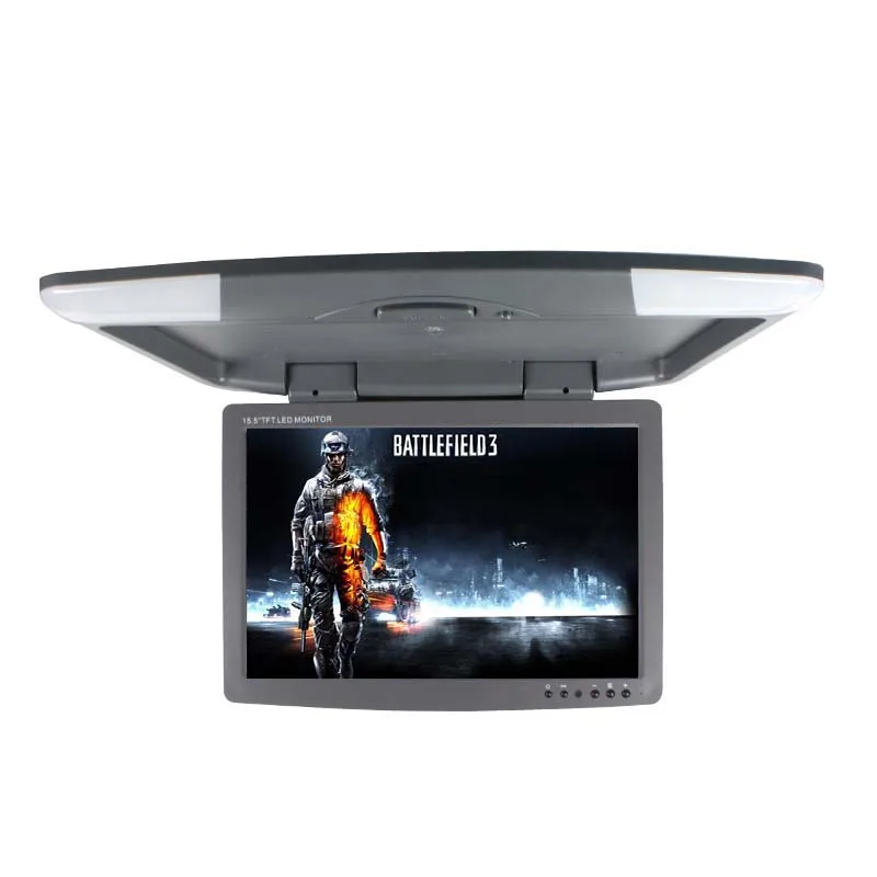 

15.5" Roof Mounted Monitor LCD Digital Screen Overhead Monitor 1280*800 Car Ceiling Monitor&Dual Video Input AV for Car Bus