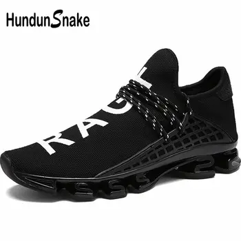 

Hundunsnake Big Size Women Running Shoes Men Sneakers Dames Outdoor Chaussure Femme Sport Shoes Sports Black Training Walk B-040