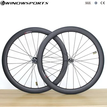 

2019 carbon cyclocross wheels carbon disc road wheels 700C 50mm clincher straight pull 6 bolts cyclocross road bike wheels