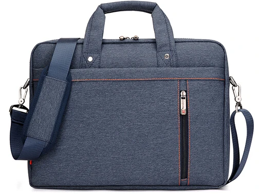 Burnur 13, 14, 15,6, 17,3 дюймов, водонепроницаемые сумки для ноутбуков, сумка для планшета, чехол для компьютера, женские сумки-мессенджеры на плечо, мужской портфель для ноутбука - Цвет: Синий