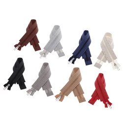PU Leather Separating Zipper DIY Sewing Zipper Handbag Zipper Replacement for DIY Garment/Bags Repair Leather Bags Making Fixing PU Leather Separating Zipper DIY Sewing Zipper Handbag Zipper Replacement for DIY Garment/Bags Repair Leather Bags Making Fixing