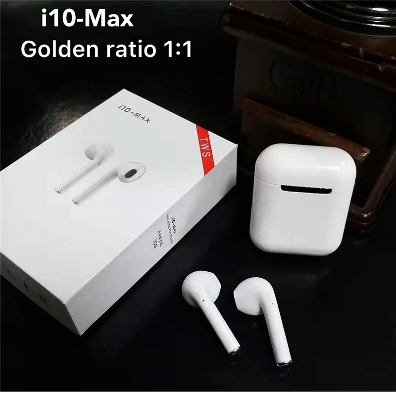 

Wireless Earpiece Bluetooth 5.0 Earphones i10 max TWS Earbuds Headset With Mic For Phone iPhone Xiaomi Huawei LG Samsung S6 S8