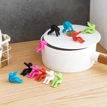 2 шт., приспособления для вставки крышки кастрюли, предотвращающие перепады супа, модные гаджеты, креативный Подарочный Настольный набор, многофункциональные стенты