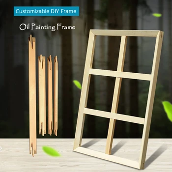 

Custom Wooden Frame Canvas Frame Wood Picture Frame For Canvas Painting For Oil Painting diy frame 40x50cm For Canvas Print Art