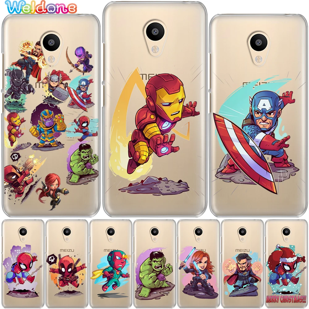 

Marvel Avengers: Endgame iron Man Phone Case cover For Meizu M6S MX6 M6T M5S M5C M3 M5 M6 Note Pro7 U10 U20 case Cover Etui