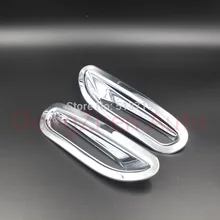 Car Rear fog Light Tail Lamp Cover ABS chrome Foglights Trim Fit For X-Trail Rogue 2014 2pcs Per Set Exterior Car Accessories