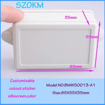 

(15pcs) abs plastic enclosure wall mounting electronics project box instrumentation abs project enclosure 85*55*35mm
