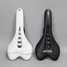 2 colores top modelo estvte astutos skylab VT saddle road bike negro blanco cuero sillines de bicicleta sillin bici carril arco cojín