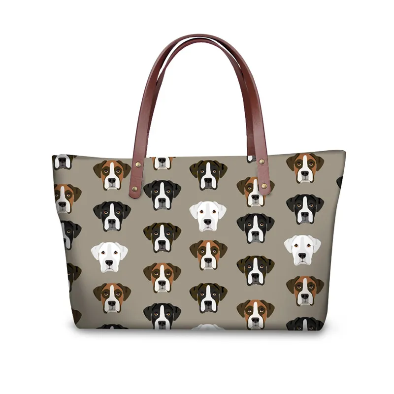 THIKIN Женская милая сумка-мессенджер с принтом собаки Женская модная ручная сумка для женщин Повседневная сумка с ручкой сверху - Цвет: ZJZ071AL