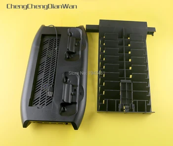 

OCGAME For Xbox One X Multi-Functional Vertical Game Console Charging Stand Dual Cooling Fan with 18 Disc Storage Holder Mount