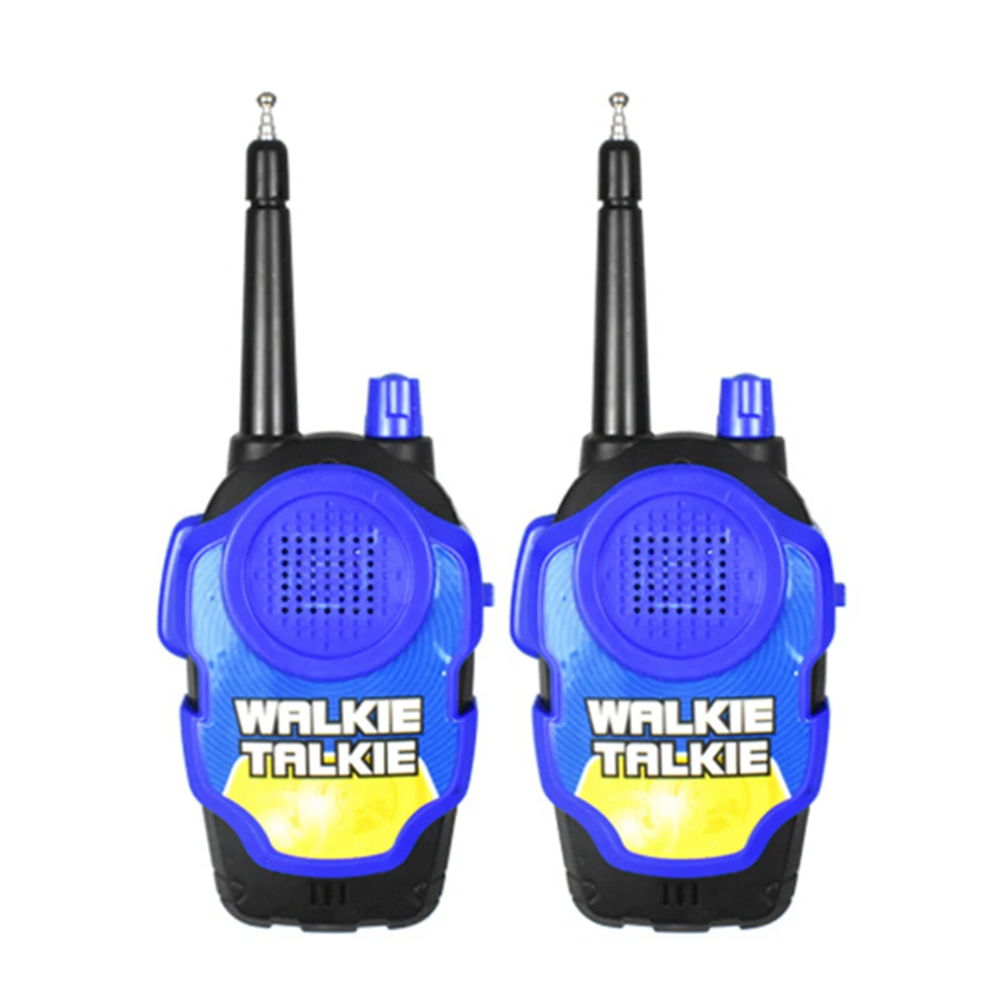 

2Pcs Portable High Simulation Battery-opwered Toy Walkie Talkie Two-Way Radio Toy Walkie Talkies for Kids