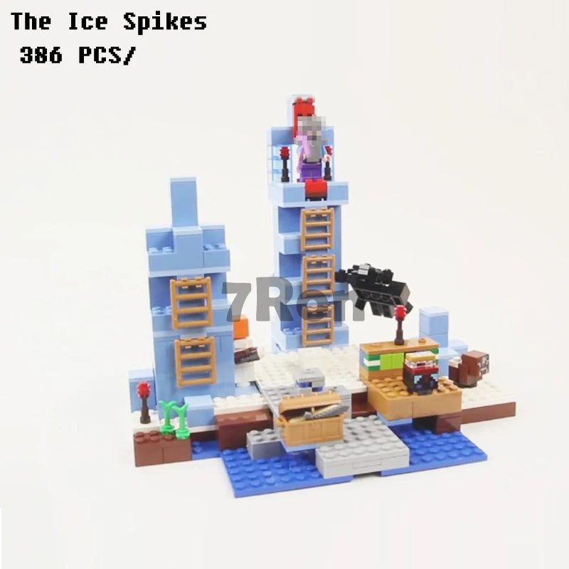 

Models building toy 18025 The Ice Spikes Building Blocks Compatible with lego MineCraft 21131 toys & hobbies Children gifts