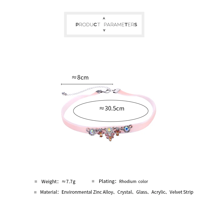 KISS ME, роскошный акриловый чокер из хрустального стекла, ожерелья для женщин, двухцветная бархатная полоска, ожерелья, новая мода, ювелирные изделия, аксессуары