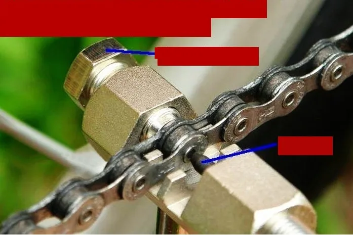 Clearance Special Offer Sale White Bicycle Chain Cycling Tools Chain Device Bicycle Unweave Aluminum Alloy Too 3