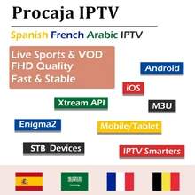 GOTIT ip tv подписка для Espana Италия IP tv для Франции Испания арабский Германия IPTV для Android m3u smart tv ios 2000Live FHD