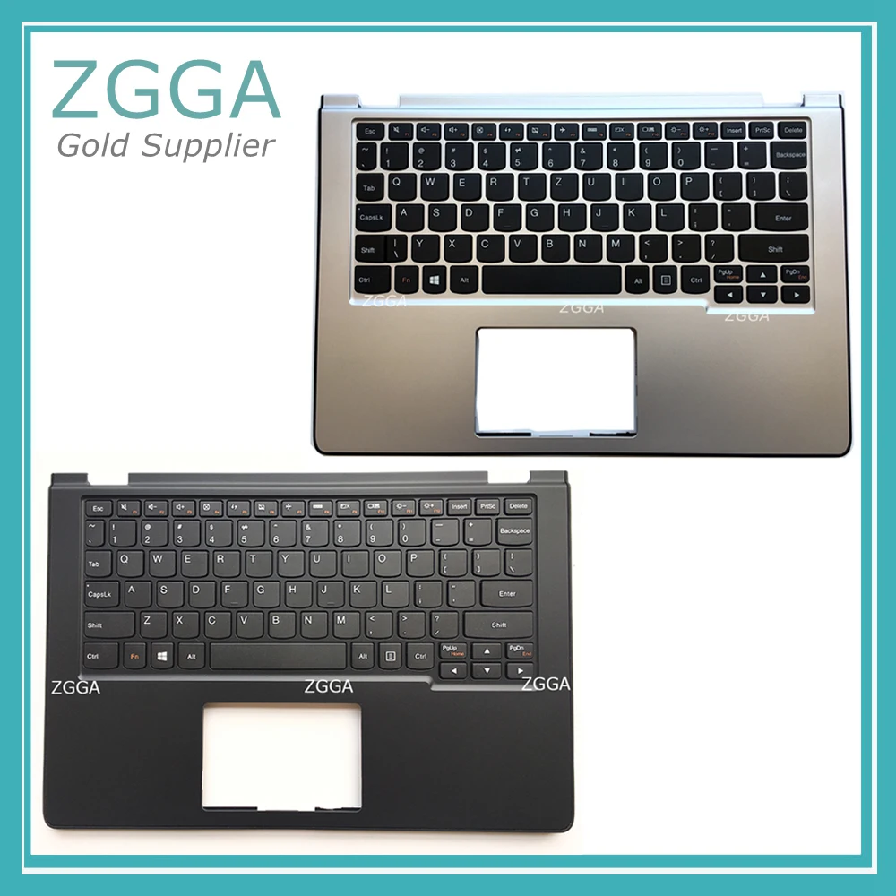 

Original Genuine Palmrest For Lenovo Yoga 2 11 Upper Case Cover & US Keyboard Silver Black AP0T5000200 5CB0G89377 90204983