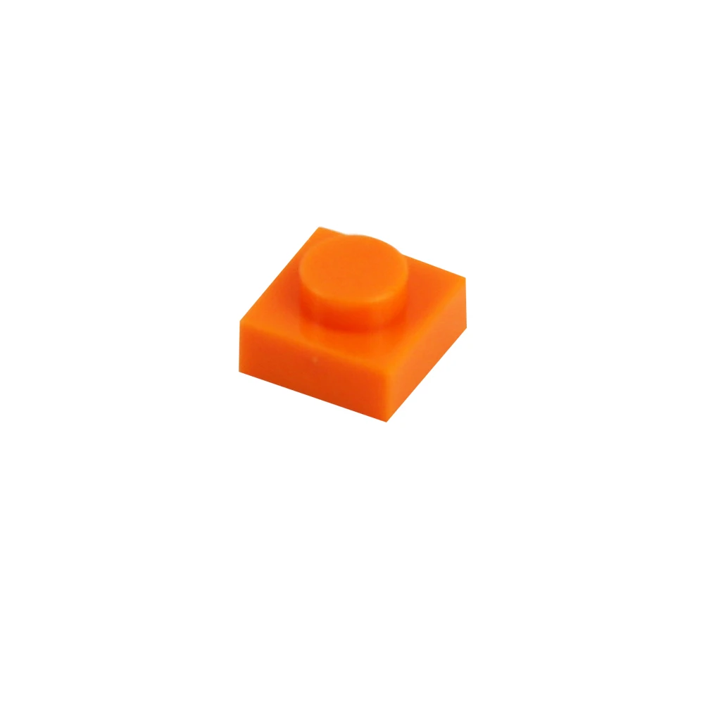 200 шт./лот массовые детали кирпича 3024 пластина 1x1 DIY логотип строительные блоки