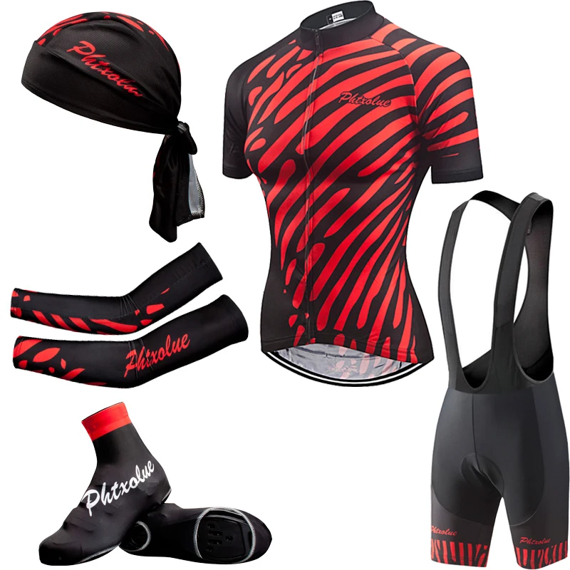 Conjunto de Jerseys de Ciclismo para mujer Phtxolue Maillot Ropa de Ciclismo de montaña Conjunto de Jerseys de Ciclismo para mujer Phtxolue Maillot Ropa de Ciclismo de montaña