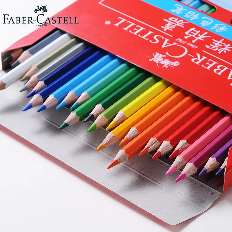 Faber-castell 10 crayons de couleur pastel pour coloriage