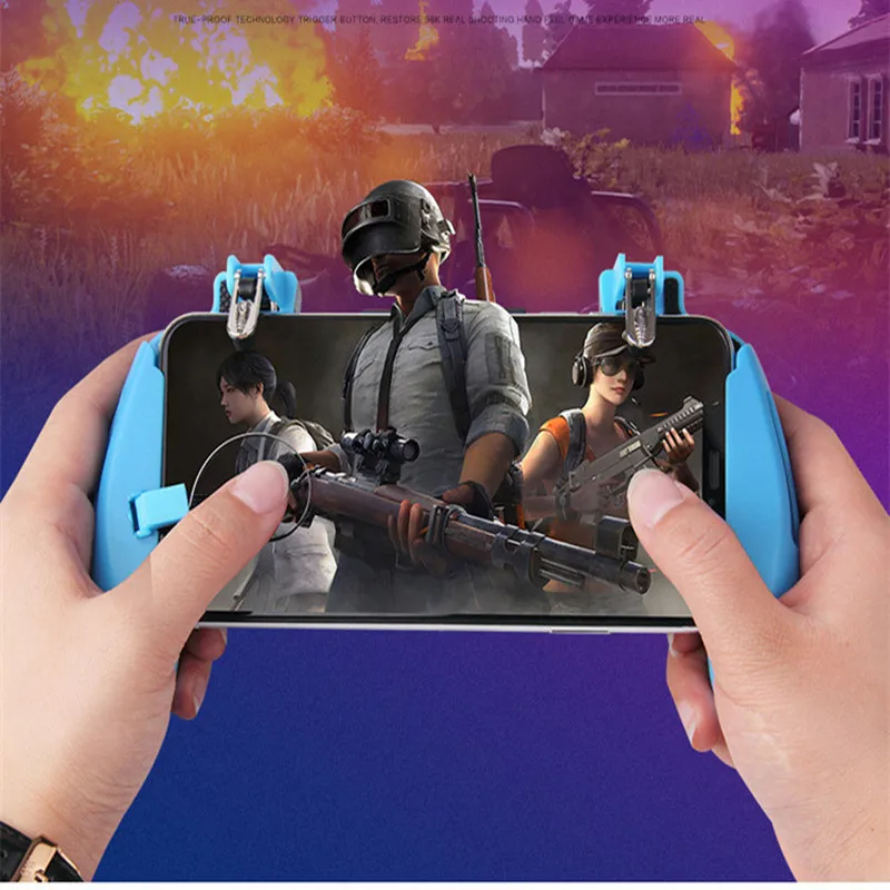 Z8 Six Finger All-in-One Mobile Game Controller Fire Key Button for PUBG Mobile Game Eating Chicken