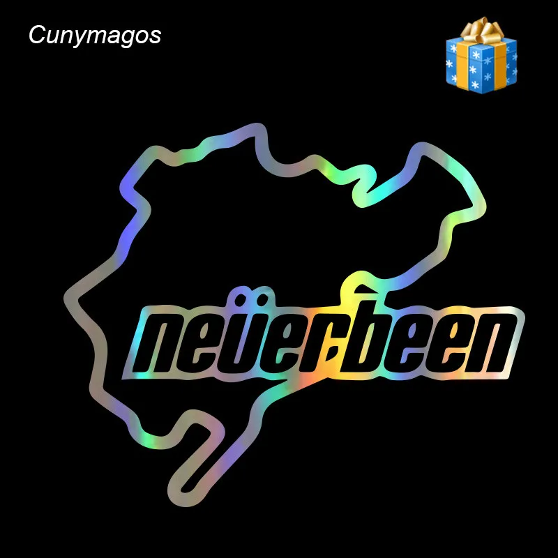Забавные автомобильные наклейки NEVERBEEN Nurburgring Светоотражающая наклейка JDM Dubber Drift