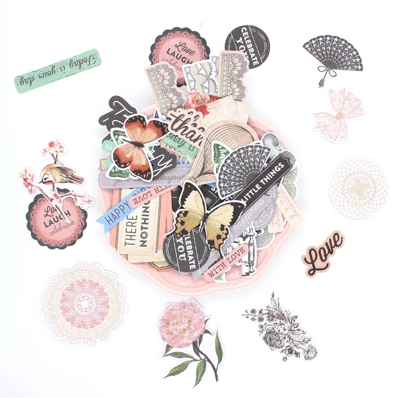 KSCRAFT 106pc Write You Own Story Cardstock Die Cuts for Scrapbooking Happy Planner/Card Making/Journaling Project | Дом и сад