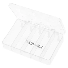 5 отсек Коробка для рыболовных снастей приманка крючки коробка для хранения приманки Чехол для рыболовных инструментов снасти Органайзер сортировочная коробка для Pesca