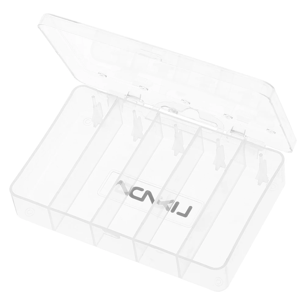 

5 Compartment Fishing Tackle Box Bait Lure Hooks Box Bait Storage Case Fishing Tool Tackle Organizer Sorting Box for Pesca