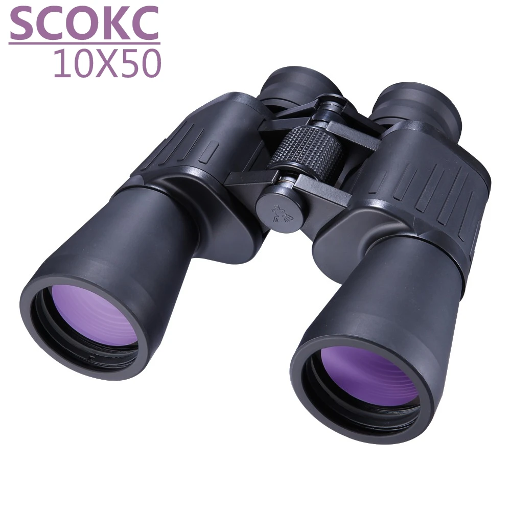 SCOKC Hd 10X50 powerful zoom Binoculars telescope for