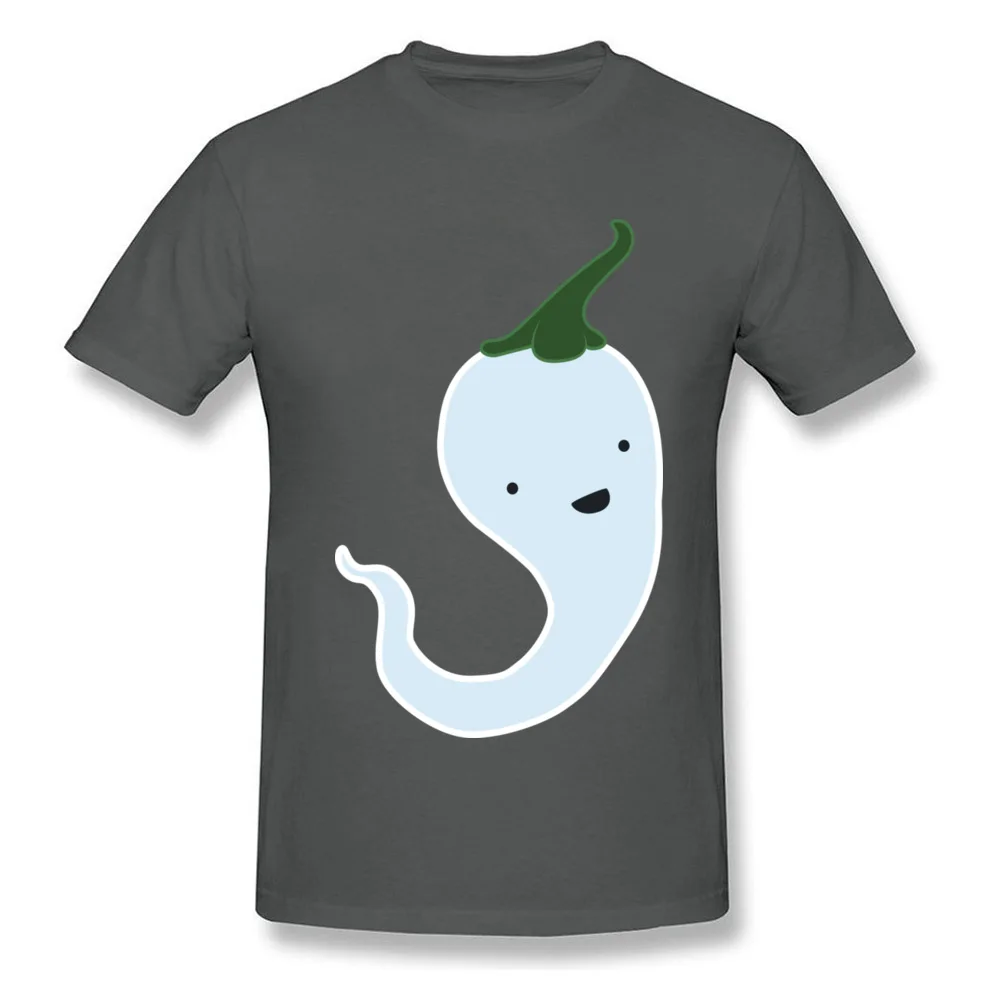 Ghost Chilli Design Short Sleeve Tops T Shirt Fall O-Neck 100% Cotton Mens Top T-shirts Design Tee-Shirt Funny Ghost Chilli carbon