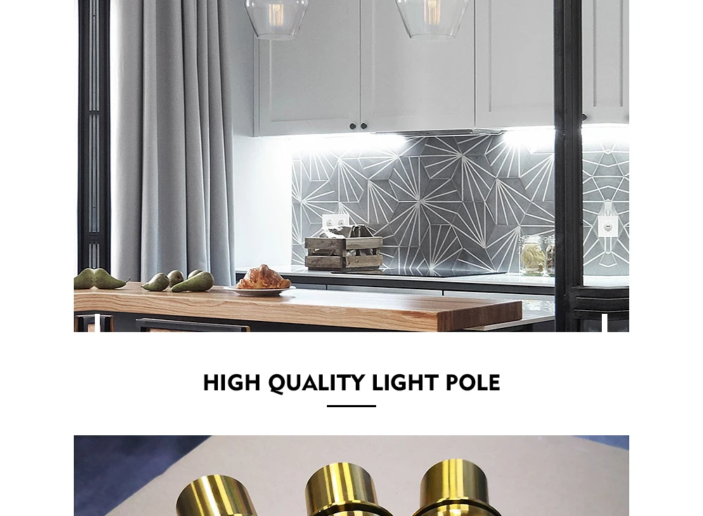 Glass Pendant Light Nordic Pendant Lamp Edison Pendant Light Brass Creative Minimalist E27 Lighting Lampshade For Restaurant