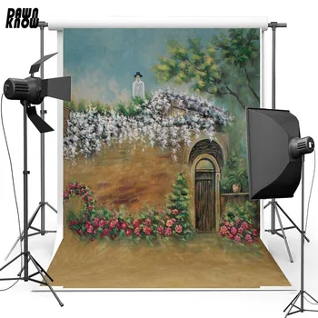 

DAWNKNOW Drawing Scenic Vinyl Photography Background For Child New Fabric Polyester Backdrop For Children Photo Studio S1748