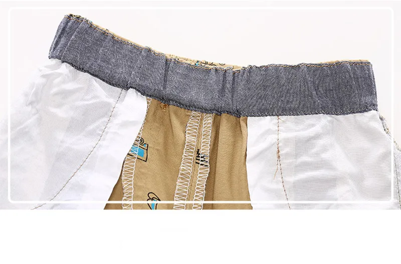 Пляжные шорты для мальчиков летняя одежда для детей г. Новые повседневные хлопковые беговые лосины с рисунком машины для мальчиков с эластичной резинкой на талии 2-6Y
