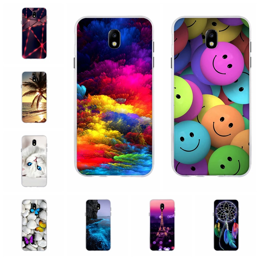

Phone Case For Samsung Galaxy J7 2017 J730F EU Version Case Silicon Soft TPU Coque For Samsung J7 2017 Case Cover 5.5 inch funda