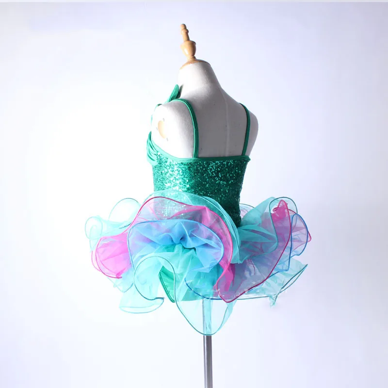 Детское балетное платье без рукавов с блестками|child ballerina dress|ballerina dresschildren |