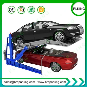 

Space saver auto tilting lift equipment two post car lift
