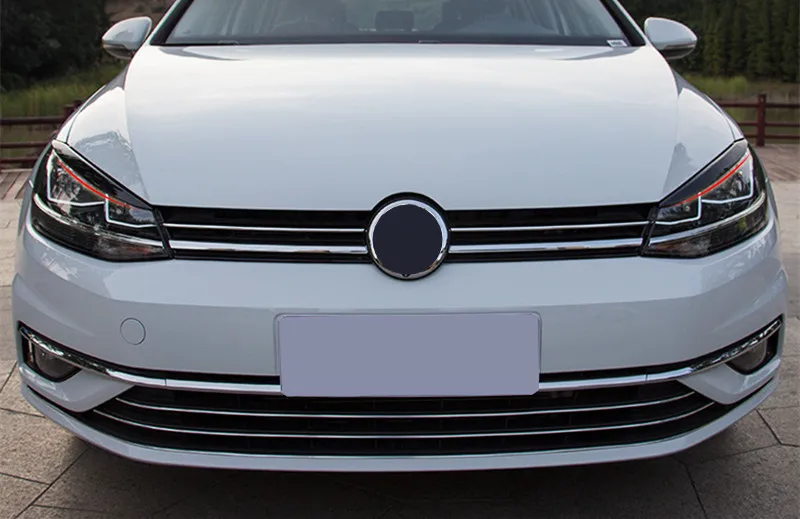 Цветные наклейки для бровей Volkswagen Golf 7/7. 5 CB045|Хромирование| |