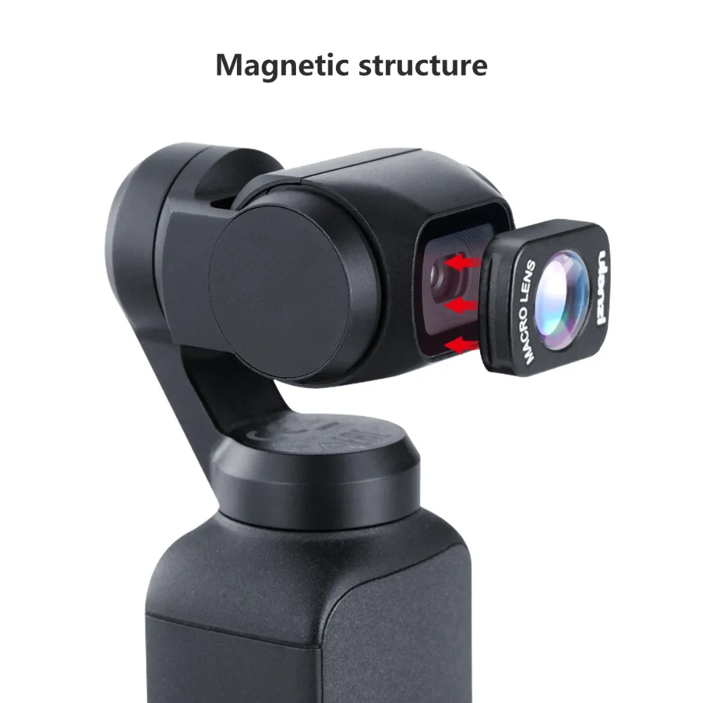 Ulanzi OP 6 макро объектив для DJI Osmo Pocket профессиональный HD Магнитный Структура