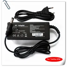 65 w carregador adaptador ac portátil para toshiba satellite C655-S5206 L655-S5154 L675D-S7053 1135-s155 carregadores portatiles