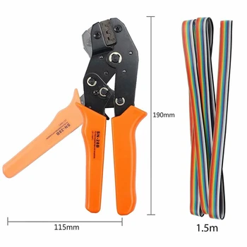 

Sn-28B Crimping Pliers,Ratchet Terminal Crimping Wire Pin Crimping Tool 2.54Mm 3.96Mm 28-18Awg 0.1-1.0Mm