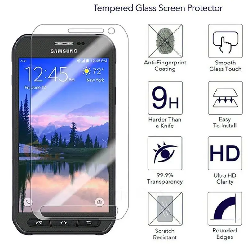Для Samsung Galaxy S6 Active G890 закаленное стекло 9H Высококачественная защитная пленка