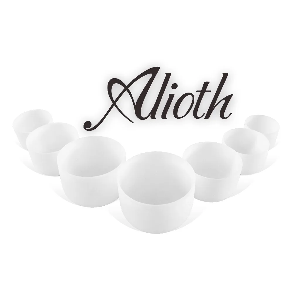 

All 10" 7pcs Frosted Crystal Singing Bowls Set for Chakra Balancing/Yoga/Sound Healing/Meditation(432Hz/Perfect Pitch avilable)