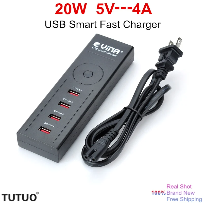 Desktop 4 Порты и разъёмы Micro USB Быстрый Зарядное устройство Портативный Путешествия