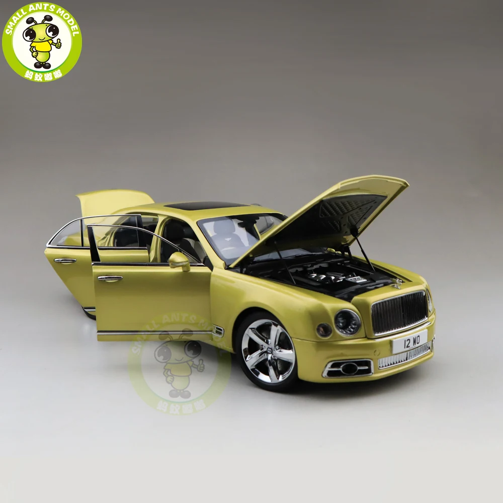 1/18 почти настоящая Bentley Mulsanne speed Julep литая под давлением металлическая модель автомобиля коллекция подарков хобби