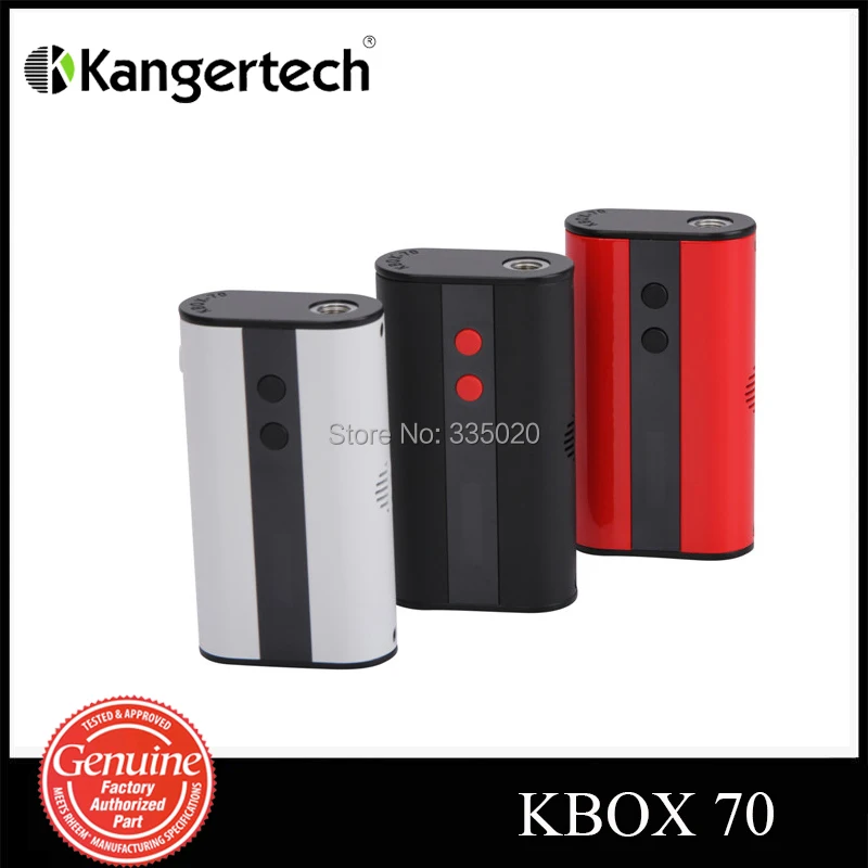 

Original Kanger KBOX 70W Temperature Control Box Mod 4000mAh Built-in Battery 70W TC Mod
