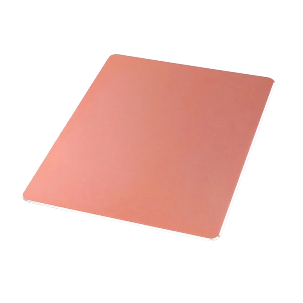 Aluminum Alloy Skidproof Waterproof Mouse Pad For Laptop Computer Rose Gold