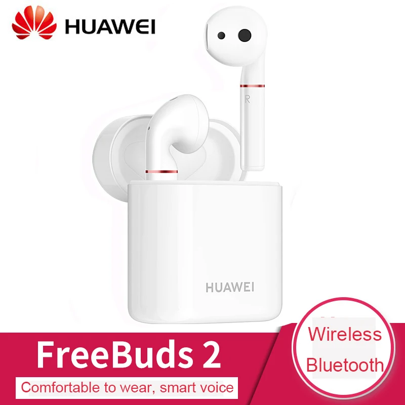Оригинальные наушники huawei FreeBuds 2 Bluetooth беспроводное соединение с микрофоном